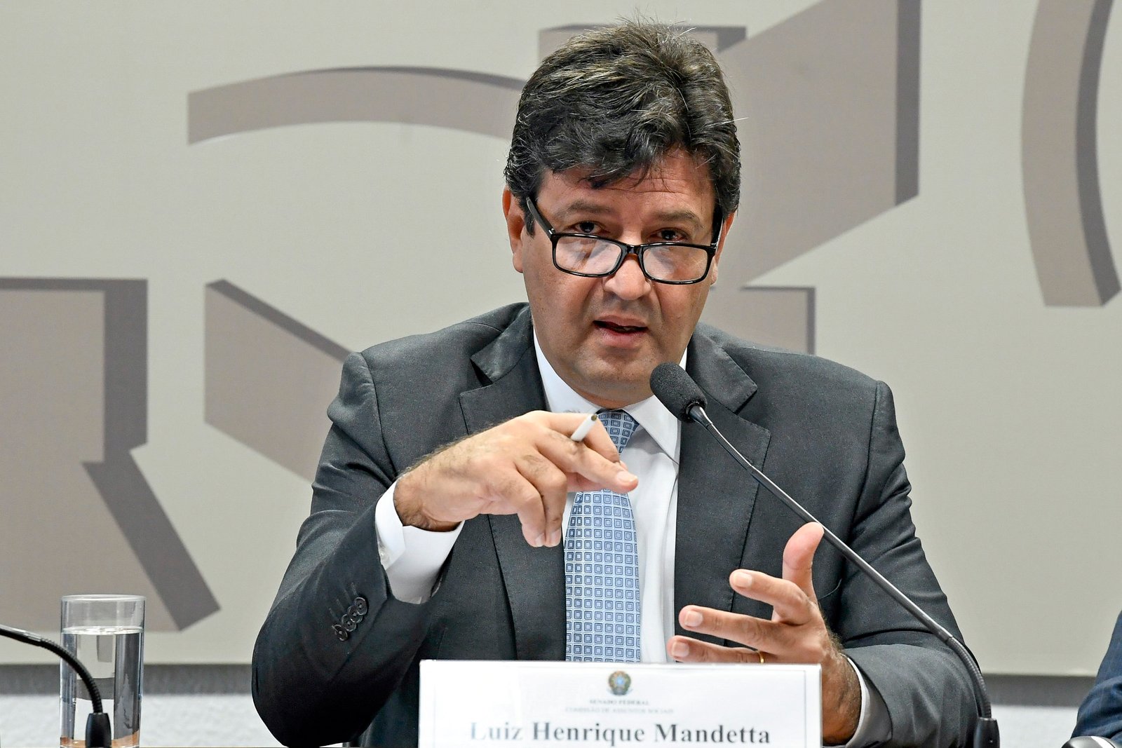 Luiz Henrique Mandetta. Foto: Roque de Sá/Agência Senado